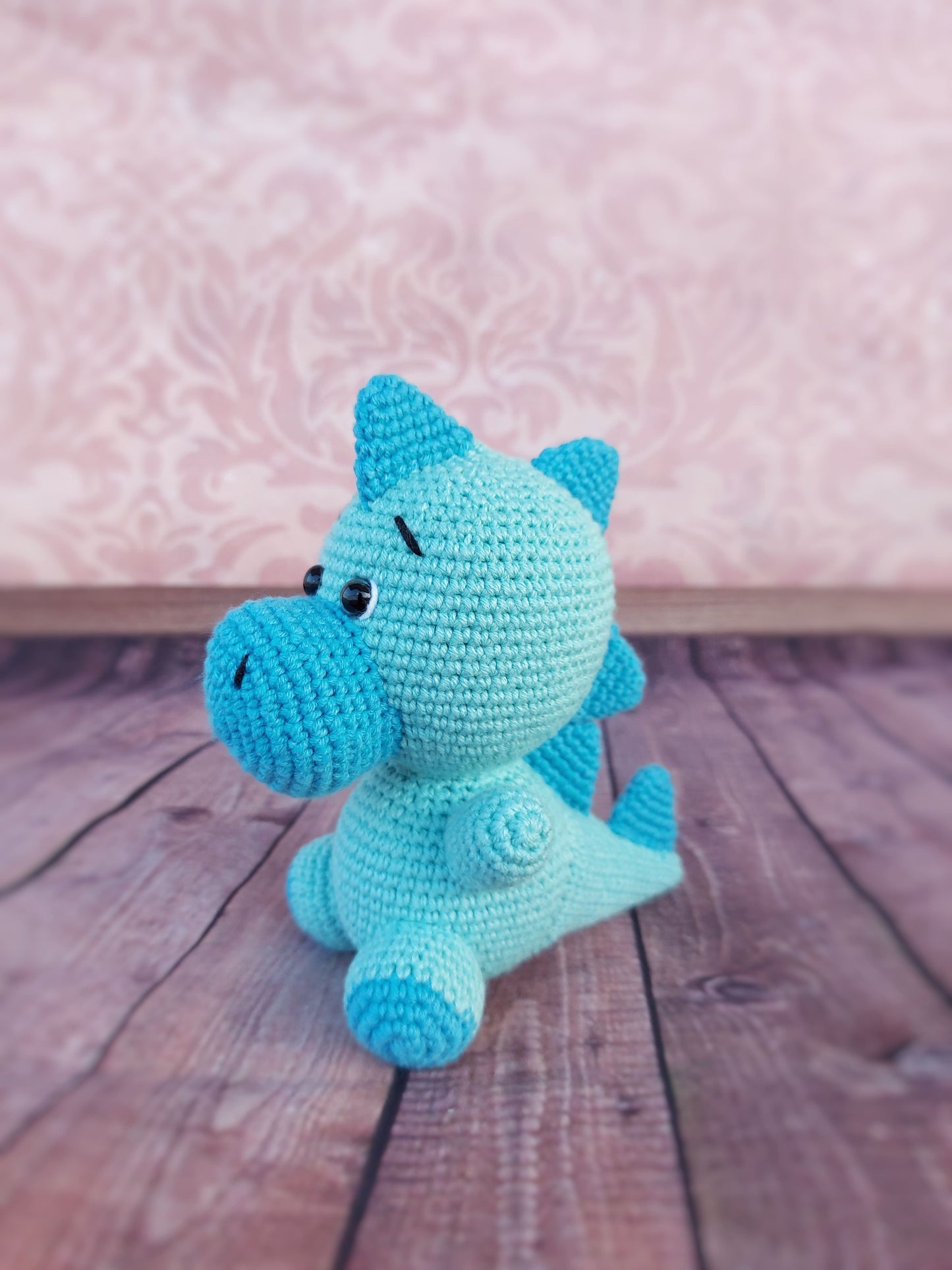 little dinosaur crochet pattern in English, Babies Collection - Amigurumi Toys pattern, Instant PDF Download