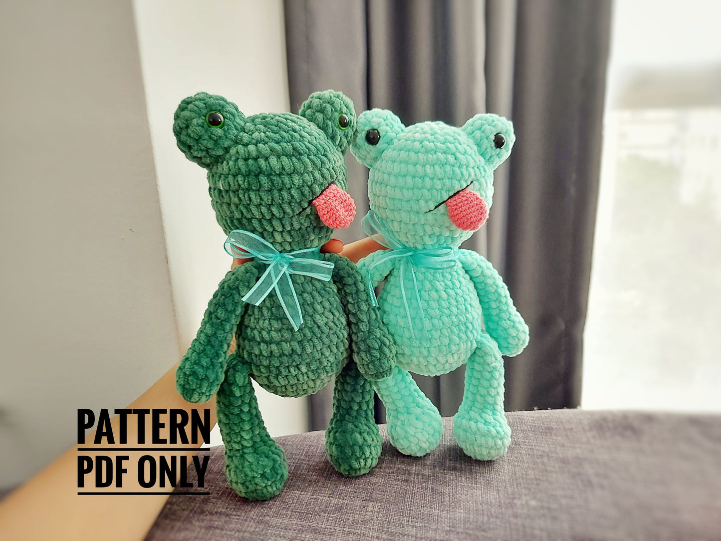 PATTERN: plushie frog's Amigurumi, Crocheted frog Pattern, frog Toy Tutorial, PDF Crochet Pattern