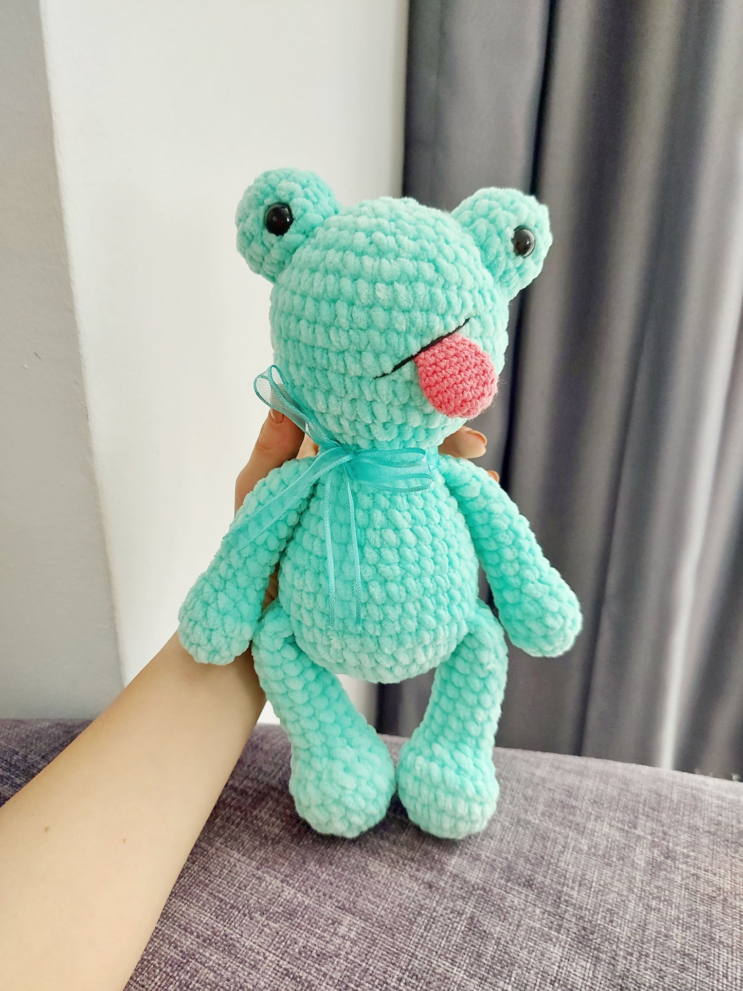 PATTERN: plushie frog's Amigurumi, Crocheted frog Pattern, frog Toy Tutorial, PDF Crochet Pattern