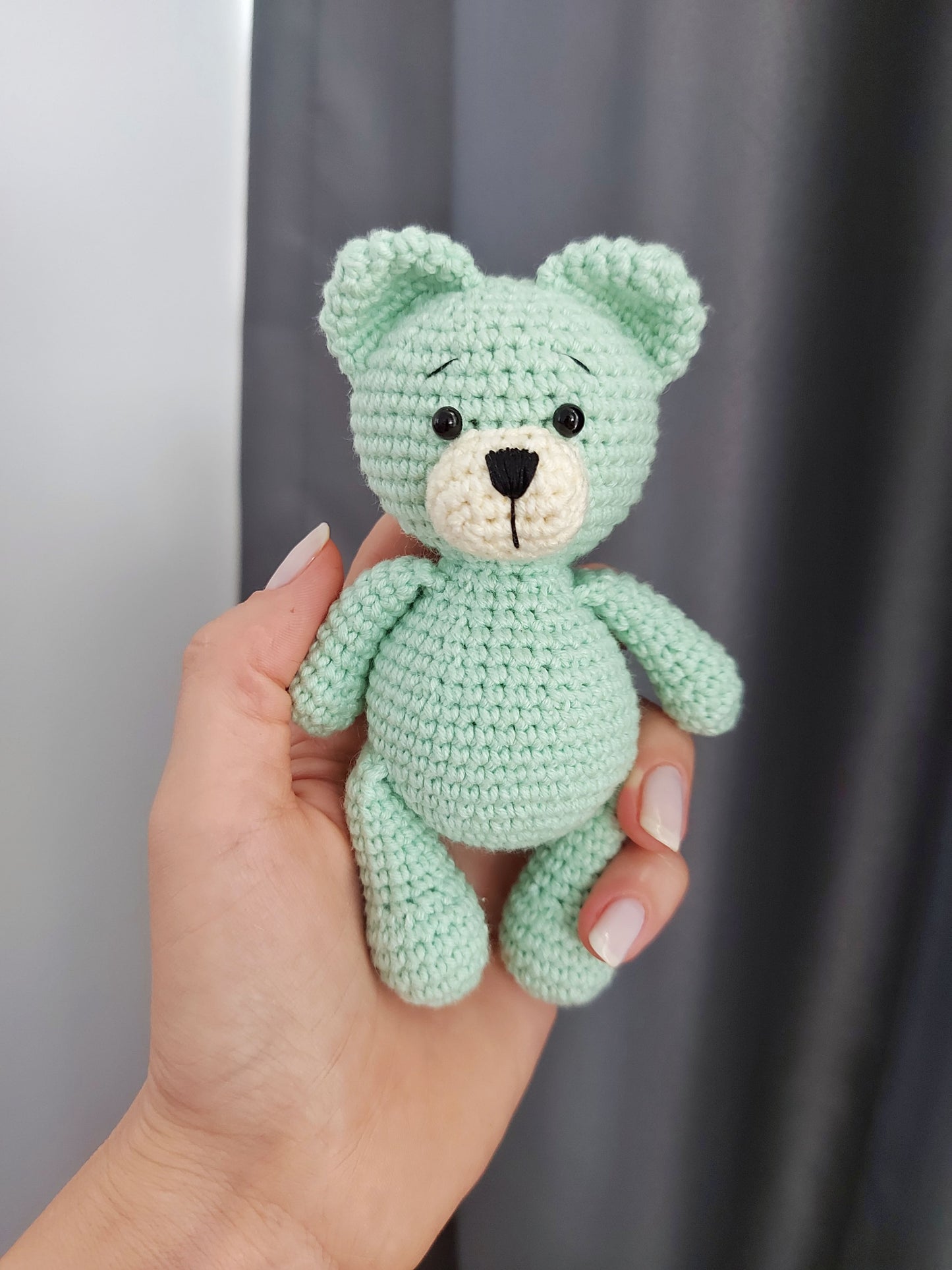 crochet little bear toy pattern, CROCHET PDF PATTERN (English)