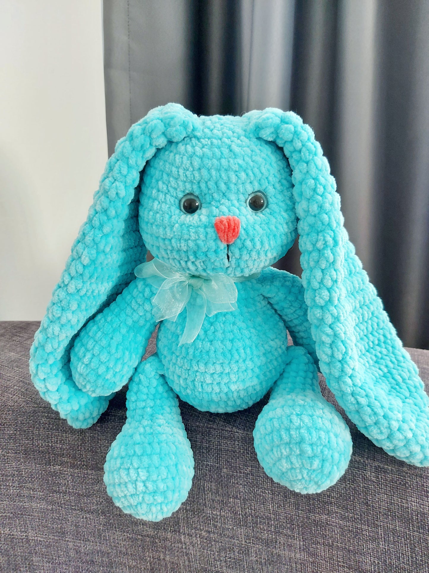 crochet plushie white bunny toy pattern, Crochet rabbit amigurumi pattern, Crochet animals, CROCHET PDF PATTERN (English)