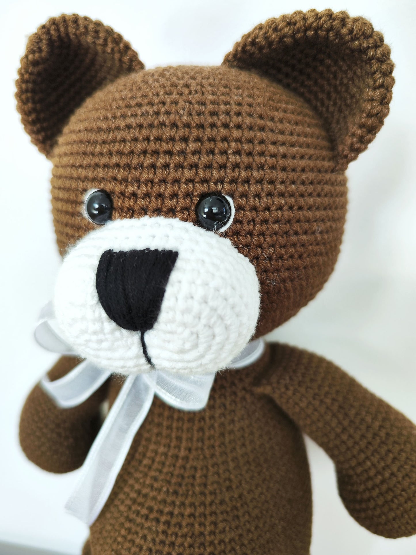 crochet teddy bear pattern, big bear toy, CROCHET PDF PATTERN (English)